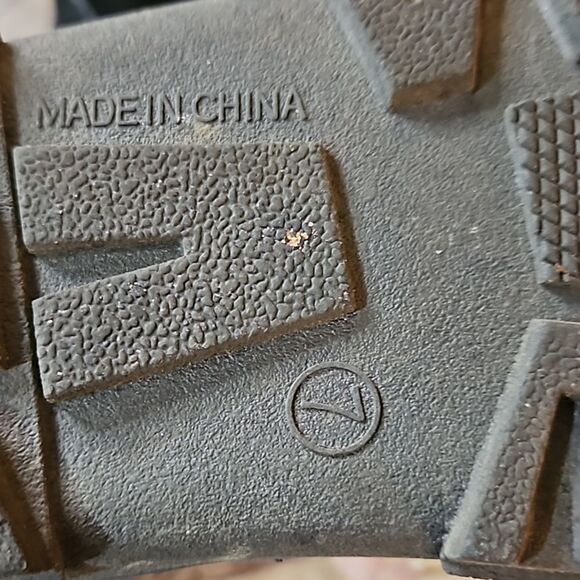 Rampage Black suede faux fur boots size 7 - Picture 6 of 7